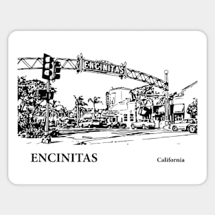 Encinitas California Sticker